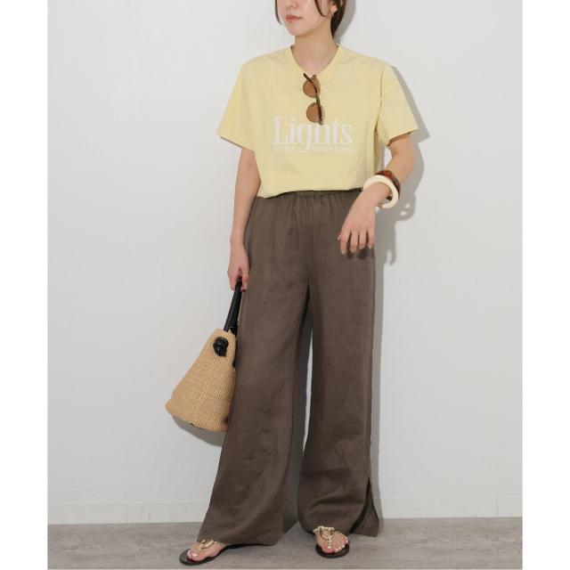 ジャーナルスタンダード レリューム（JOURNAL STANDARD relume）/《追加2》麻スリットイージーパンツ