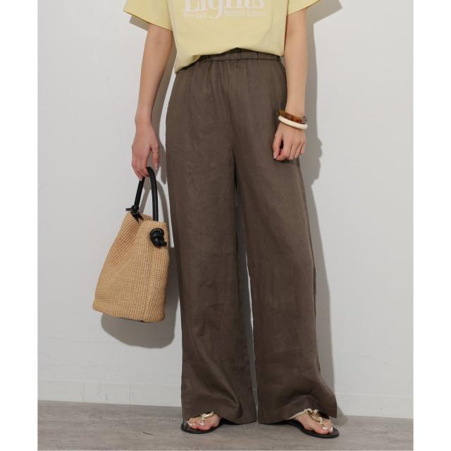 ジャーナルスタンダード レリューム（JOURNAL STANDARD relume）/《追加2》麻スリットイージーパンツ