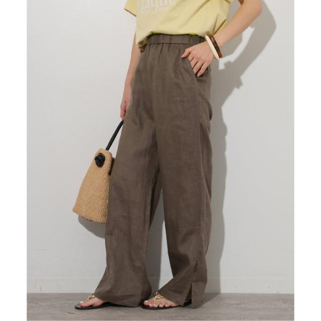 ジャーナルスタンダード レリューム（JOURNAL STANDARD relume）/《追加2》麻スリットイージーパンツ