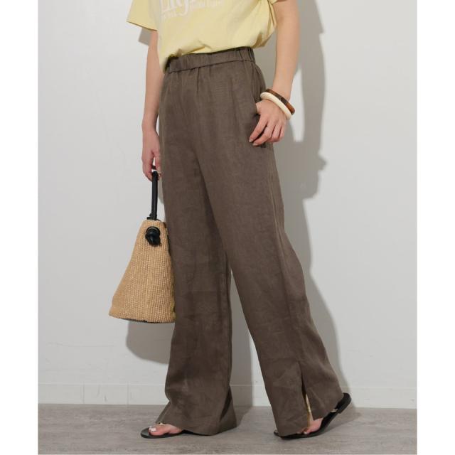 ジャーナルスタンダード レリューム（JOURNAL STANDARD relume）/《追加2》麻スリットイージーパンツ