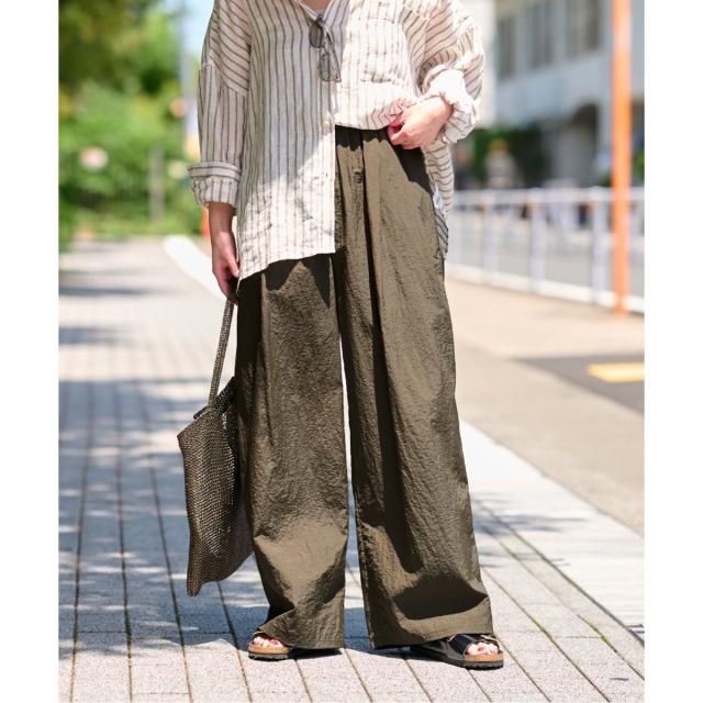 ジャーナルスタンダード レリューム（JOURNAL STANDARD relume）/ライトナイロンワイドパンツ