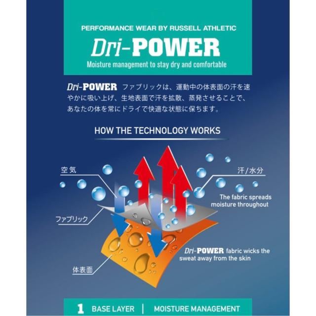 ジャーナルスタンダード レリューム（JOURNAL STANDARD relume）/吸水速乾 RUSSELL ATHLETIC 別注 Dri−Power(R) ベースボールシャツ_5