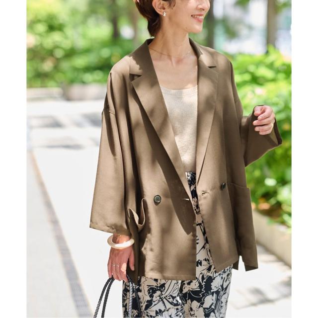 ジャーナルスタンダード レリューム（JOURNAL STANDARD relume）/《追加3》シアーテーラードジャケット