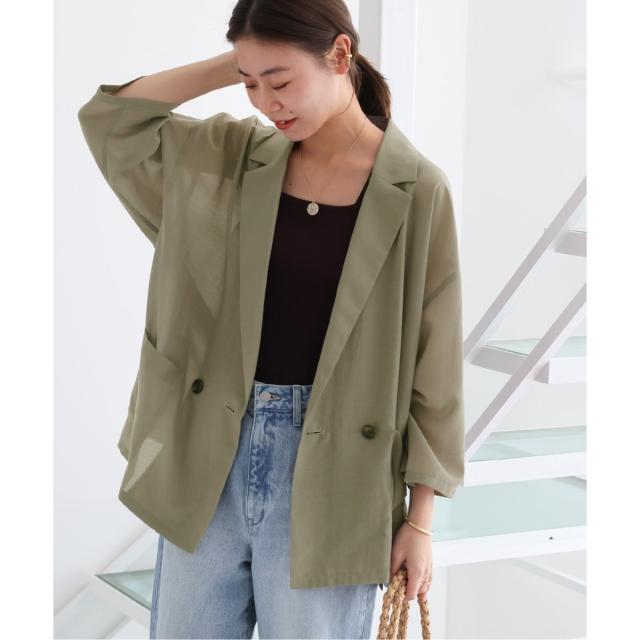 ジャーナルスタンダード レリューム（JOURNAL STANDARD relume）/《追加3》シアーテーラードジャケット