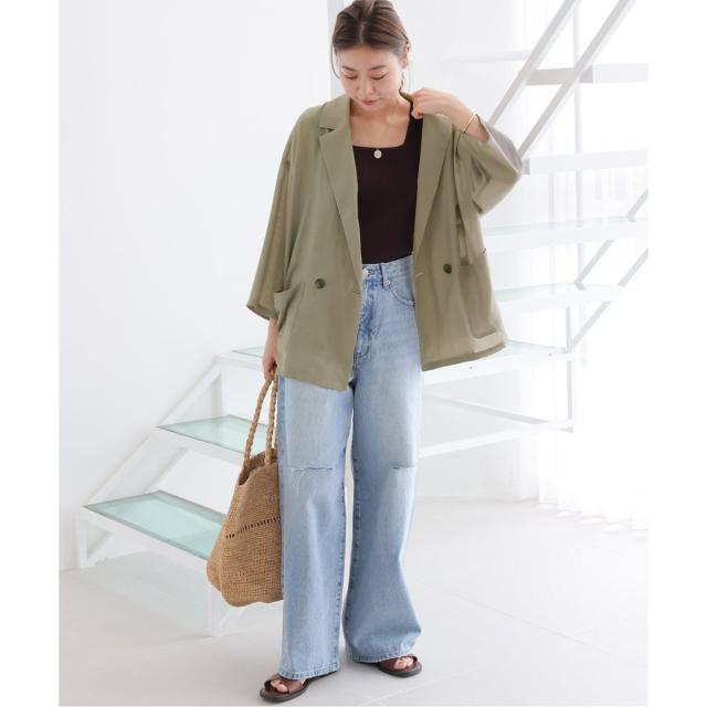 ジャーナルスタンダード レリューム（JOURNAL STANDARD relume）/《追加3》シアーテーラードジャケット