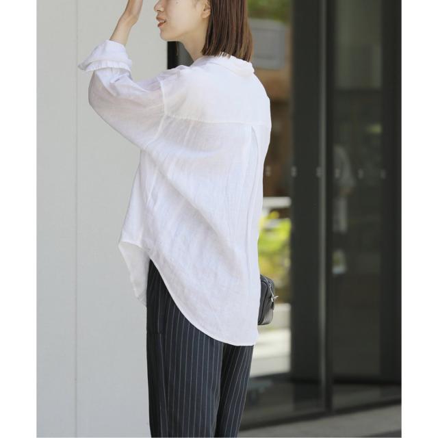 ジャーナルスタンダード レリューム（JOURNAL STANDARD relume）/《追加2》手洗い可 / カラーリネンオーバーサイズシャツ