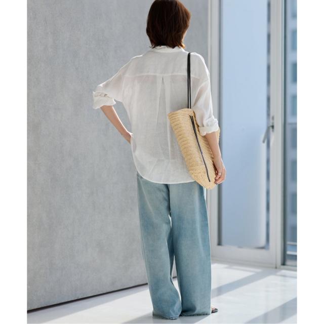 ジャーナルスタンダード レリューム（JOURNAL STANDARD relume）/《追加2》手洗い可 / カラーリネンオーバーサイズシャツ