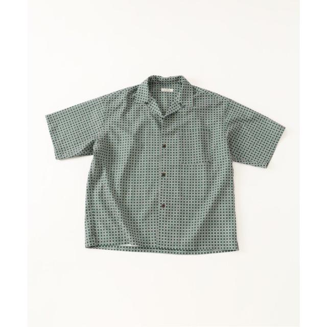 ジャーナルスタンダード レリューム（JOURNAL STANDARD relume）/ホールパターン プリント オープンカラーシャツ