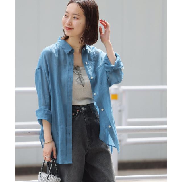 ジャーナルスタンダード レリューム（JOURNAL STANDARD relume）/《追加2》手洗い可 / ラミーオーバーサイズシャツ