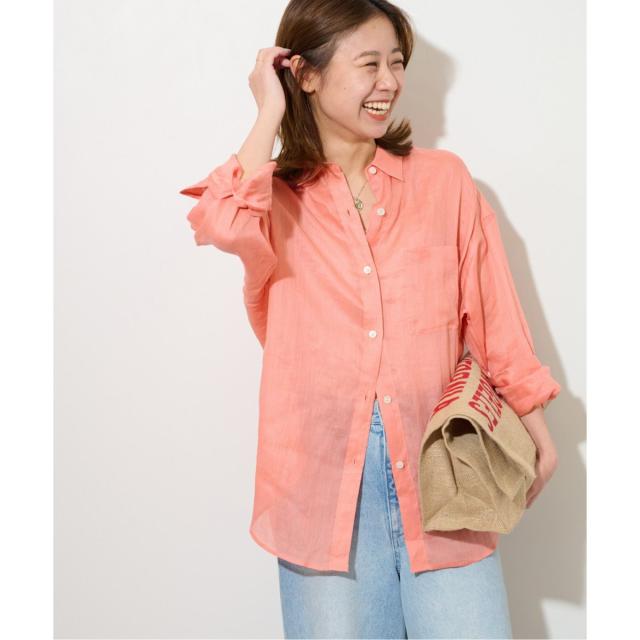 ジャーナルスタンダード レリューム（JOURNAL STANDARD relume）/《追加2》手洗い可 / ラミーオーバーサイズシャツ