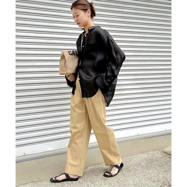 ジャーナルスタンダード レリューム（JOURNAL STANDARD relume）/《追加2》手洗い可 / ラミーオーバーサイズシャツ