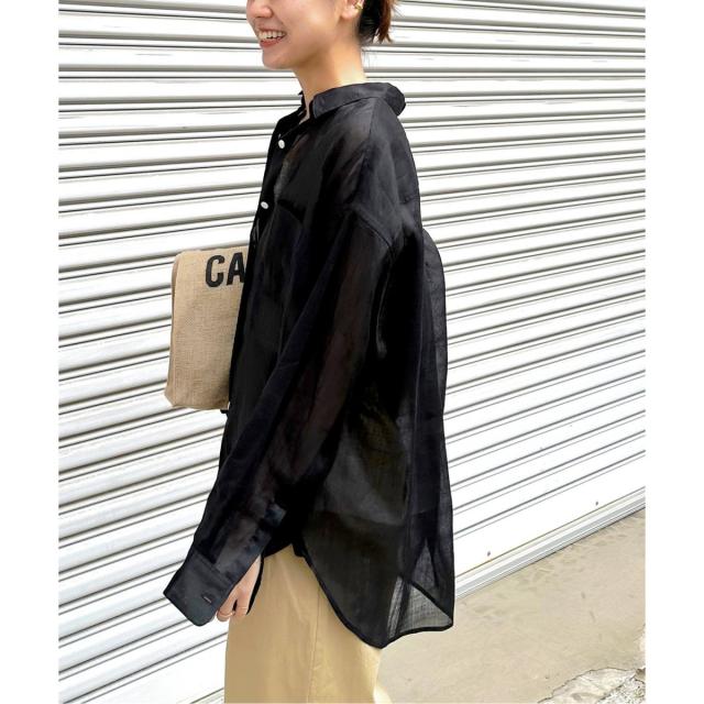 ジャーナルスタンダード レリューム（JOURNAL STANDARD relume）/《追加2》手洗い可 / ラミーオーバーサイズシャツ