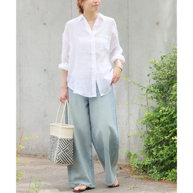 ジャーナルスタンダード レリューム（JOURNAL STANDARD relume）/《追加2》手洗い可 / ラミーオーバーサイズシャツ