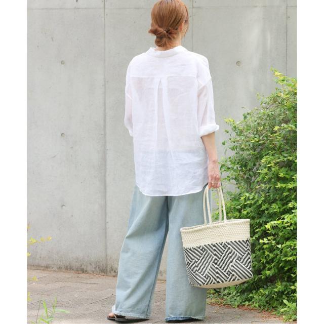ジャーナルスタンダード レリューム（JOURNAL STANDARD relume）/《追加2》手洗い可 / ラミーオーバーサイズシャツ