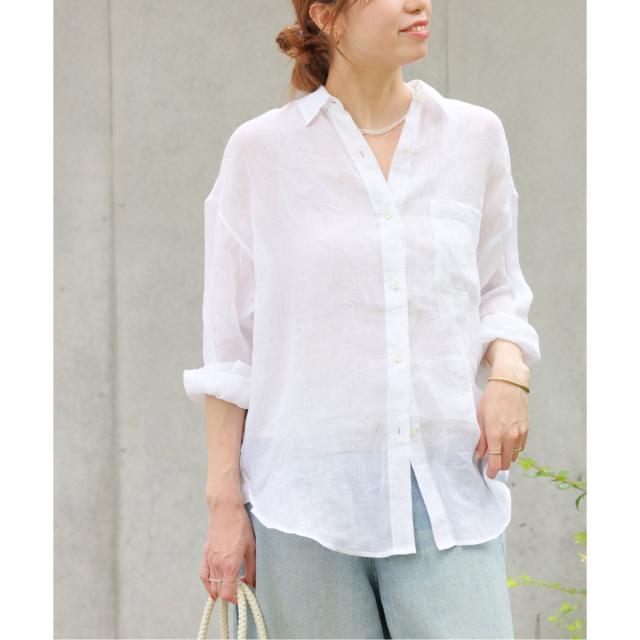 ジャーナルスタンダード レリューム（JOURNAL STANDARD relume）/《追加2》手洗い可 / ラミーオーバーサイズシャツ