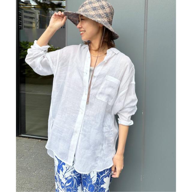 ジャーナルスタンダード レリューム（JOURNAL STANDARD relume）/《追加2》手洗い可 / ラミーオーバーサイズシャツ