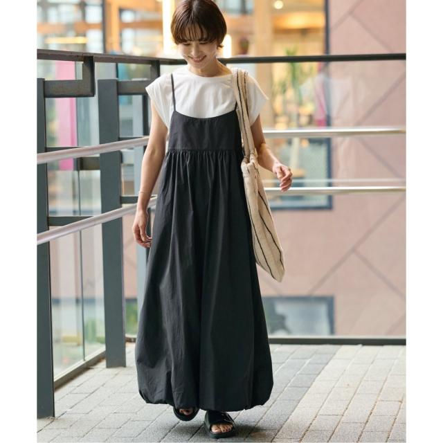 ジャーナルスタンダード レリューム（JOURNAL STANDARD relume）/［2枚セット］フレンチスリーブT付きバルーンキャミワンピース