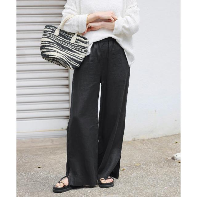 ジャーナルスタンダード レリューム（JOURNAL STANDARD relume）/《一部WEB限定追加4》麻スリットイージーパンツ