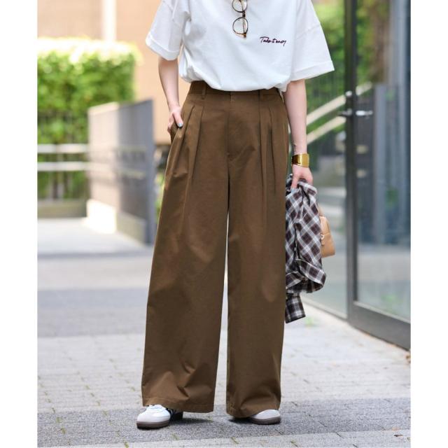 ジャーナルスタンダード レリューム（JOURNAL STANDARD relume）/コットンインタックパンツ