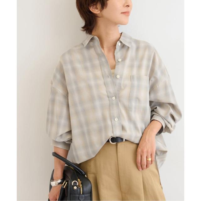 ジャーナルスタンダード レリューム（JOURNAL STANDARD relume）/オーガニックコットンミックスオンブレチェック