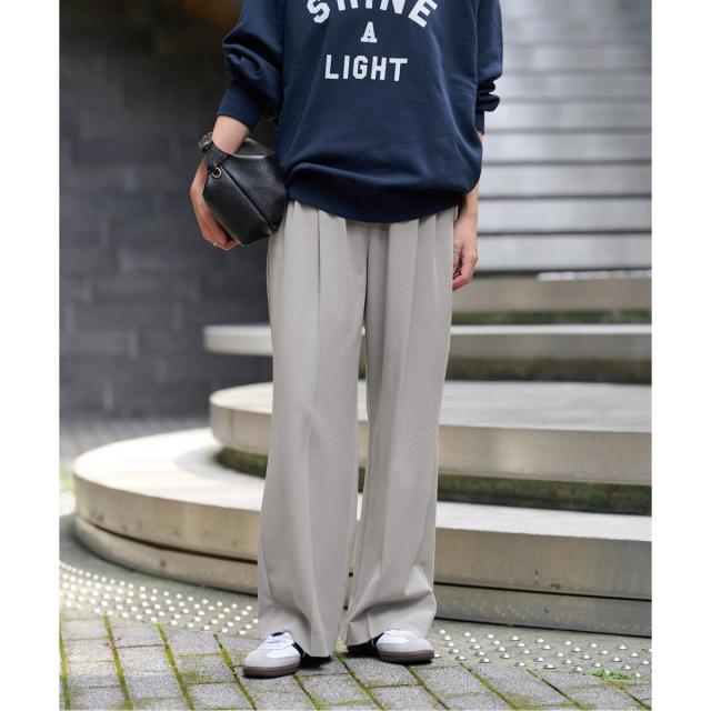 ジャーナルスタンダード レリューム（JOURNAL STANDARD relume）/《追加/一部WEB限定/新色》スムースフレアタックパンツ