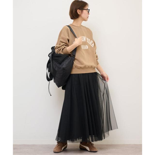 ジャーナルスタンダード レリューム（JOURNAL STANDARD relume）/《WEB限定追加》［新色］ウォッシャブルチュールイージースカート