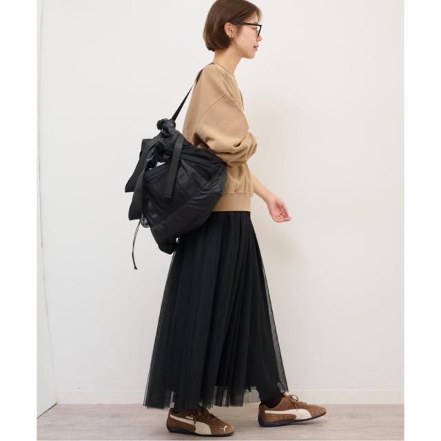 ジャーナルスタンダード レリューム（JOURNAL STANDARD relume）/《WEB限定追加》［新色］ウォッシャブルチュールイージースカート