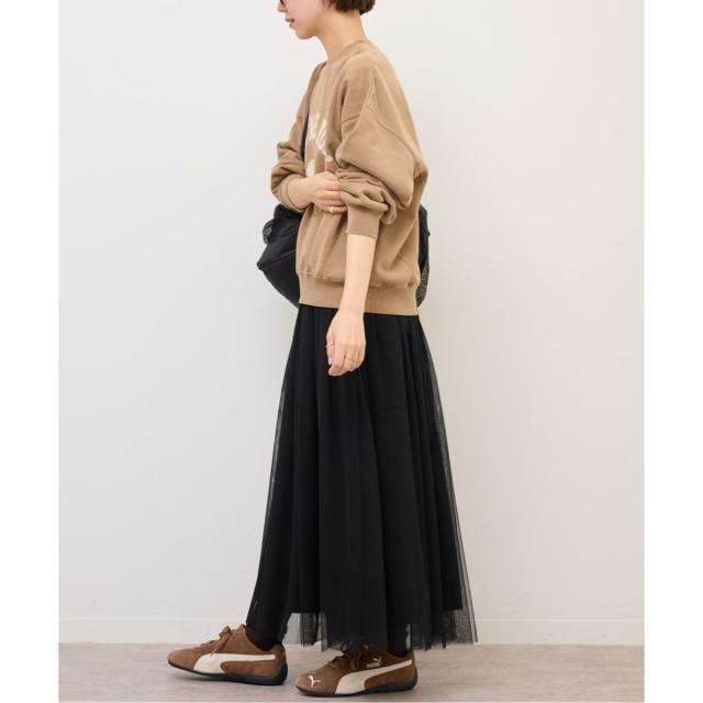 ジャーナルスタンダード レリューム（JOURNAL STANDARD relume）/《WEB限定追加》［新色］ウォッシャブルチュールイージースカート