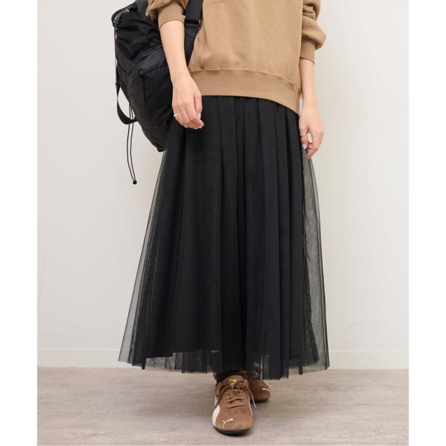 ジャーナルスタンダード レリューム（JOURNAL STANDARD relume）/《WEB限定追加》［新色］ウォッシャブルチュールイージースカート