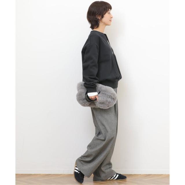 ジャーナルスタンダード レリューム（JOURNAL STANDARD relume）/《WEB限定》ハーフジップノーカラースウェット