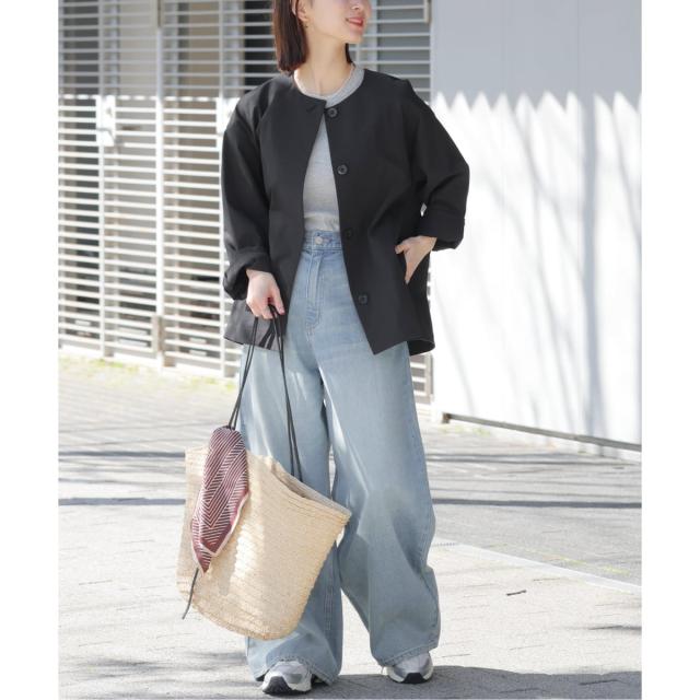 ジャーナルスタンダード レリューム（JOURNAL STANDARD relume）/《追加》撥水【SPENSIERATO】クルーネックコクーンブルゾン