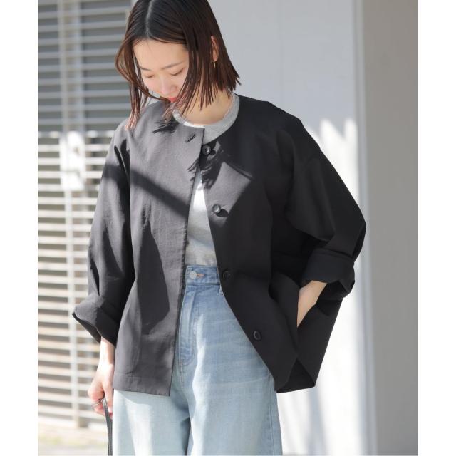 ジャーナルスタンダード レリューム（JOURNAL STANDARD relume）/《追加》撥水【SPENSIERATO】クルーネックコクーンブルゾン