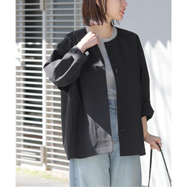 ジャーナルスタンダード レリューム（JOURNAL STANDARD relume）/《追加》撥水【SPENSIERATO】クルーネックコクーンブルゾン