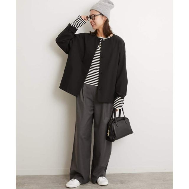 ジャーナルスタンダード レリューム（JOURNAL STANDARD relume）/《追加》撥水【SPENSIERATO】クルーネックコクーンブルゾン