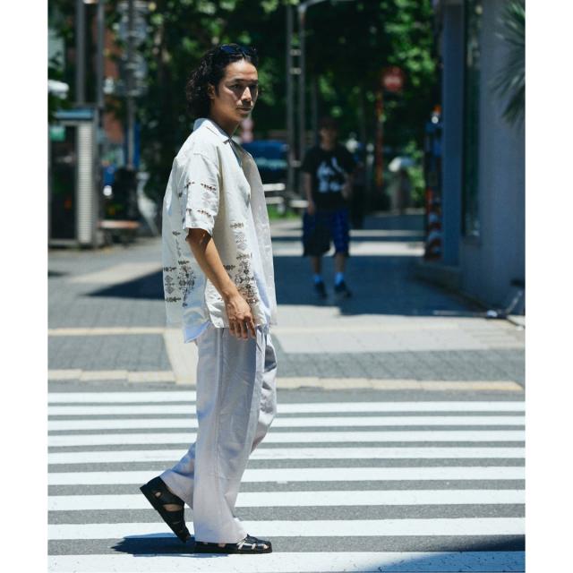 ジャーナルスタンダード レリューム（JOURNAL STANDARD relume）/リネンブレンド 1タック ”レイジー” パンツ_18