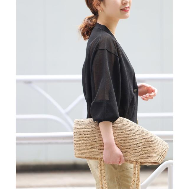 ジャーナルスタンダード レリューム（JOURNAL STANDARD relume）/《WEB限定追加》サマーニットVネックカーディガン