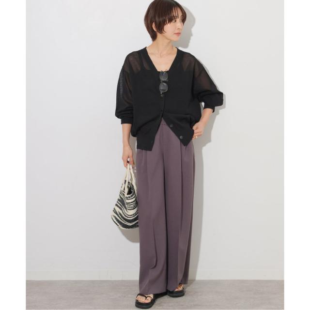 ジャーナルスタンダード レリューム（JOURNAL STANDARD relume）/《WEB限定追加》サマーニットVネックカーディガン