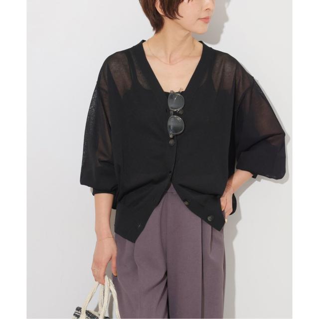 ジャーナルスタンダード レリューム（JOURNAL STANDARD relume）/《WEB限定追加》サマーニットVネックカーディガン