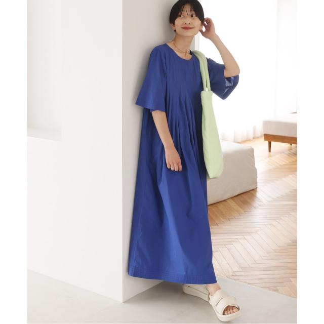 ジャーナルスタンダード レリューム（JOURNAL STANDARD relume）/コットンポプリンタックワンピース