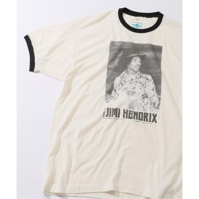 ジャーナルスタンダード レリューム（JOURNAL STANDARD relume）/BLUESCENTRIC 別注 リンガーT ”JIMI HENDRIX WOBURN PHOTO”