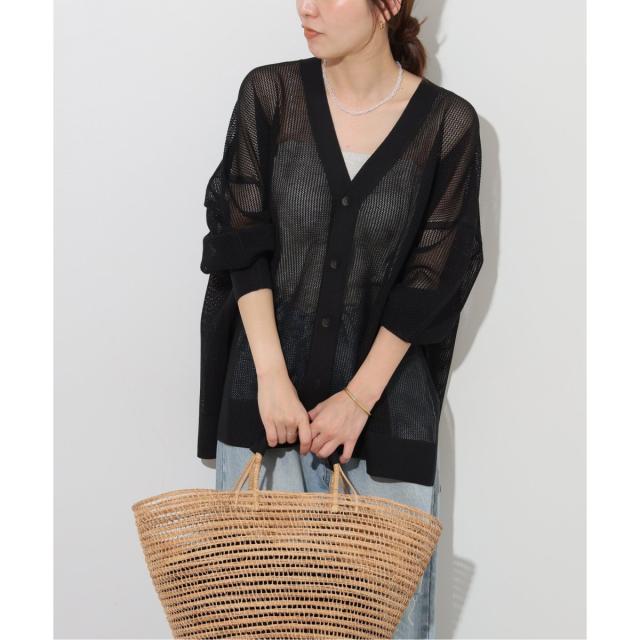 ジャーナルスタンダード レリューム（JOURNAL STANDARD relume）/《追加》メッシュカーディガン