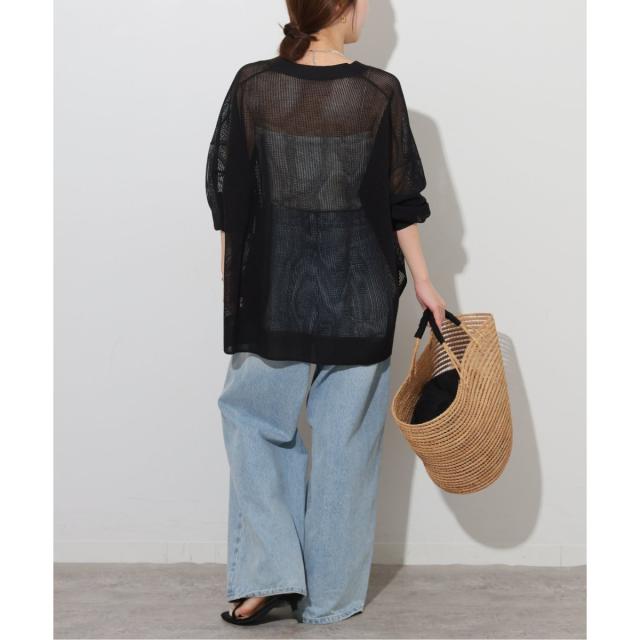 ジャーナルスタンダード レリューム（JOURNAL STANDARD relume）/《追加》メッシュカーディガン