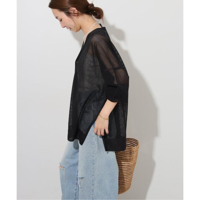 ジャーナルスタンダード レリューム（JOURNAL STANDARD relume）/《追加》メッシュカーディガン