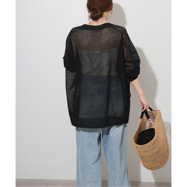 ジャーナルスタンダード レリューム（JOURNAL STANDARD relume）/《追加》メッシュカーディガン