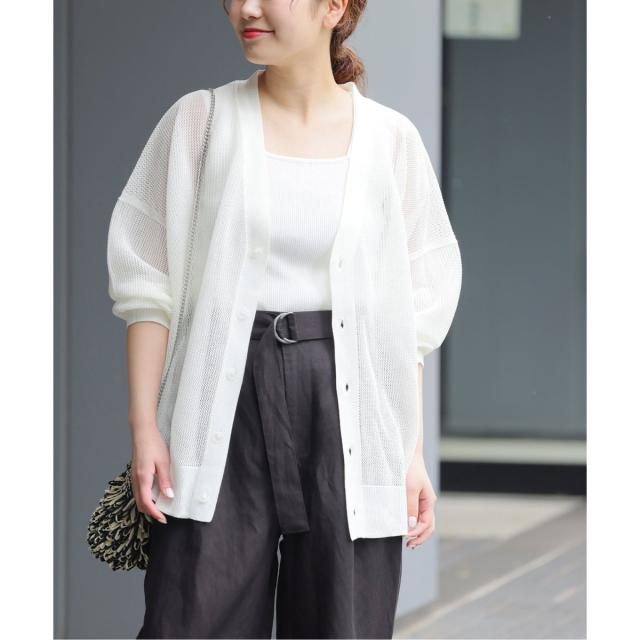 ジャーナルスタンダード レリューム（JOURNAL STANDARD relume）/《追加》メッシュカーディガン