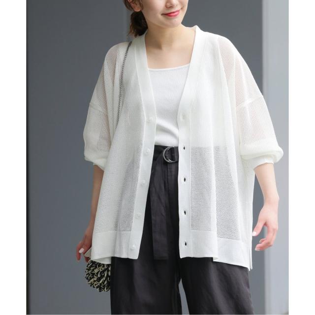 ジャーナルスタンダード レリューム（JOURNAL STANDARD relume）/《追加》メッシュカーディガン