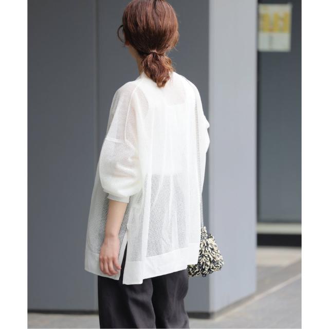 ジャーナルスタンダード レリューム（JOURNAL STANDARD relume）/《追加》メッシュカーディガン