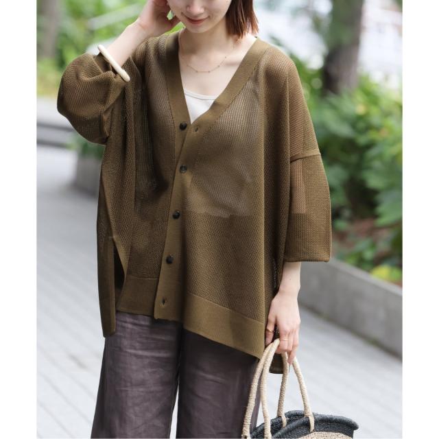ジャーナルスタンダード レリューム（JOURNAL STANDARD relume）/《追加》メッシュカーディガン
