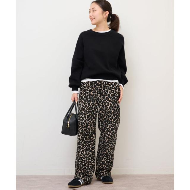 ジャーナルスタンダード レリューム（JOURNAL STANDARD relume）/《WEB限定》スウェットライクベーシックニット