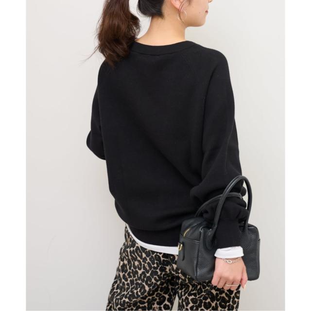 ジャーナルスタンダード レリューム（JOURNAL STANDARD relume）/《WEB限定》スウェットライクベーシックニット